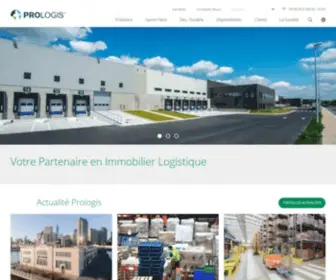 Prologis.fr(Entrepôts logistiques) Screenshot