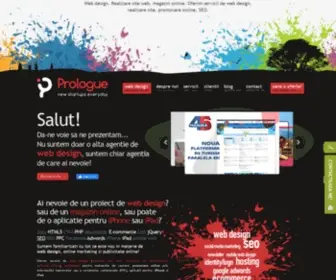 Prologue.ro(Web design) Screenshot