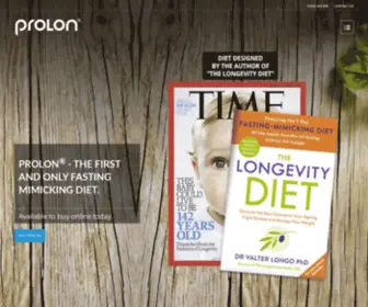 Prolon.co.uk(The ProLon fast mimicking diet) Screenshot