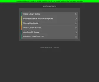 Prolonger.com(Prolonger) Screenshot