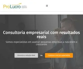 Prolucroconsultoria.com.br(Consultoria Empresarial para Pequenas Empresas) Screenshot