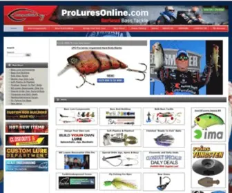 Proluresonline.com(Serious Bass Tackle) Screenshot