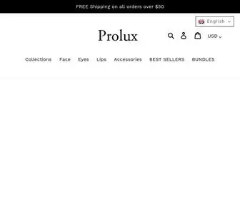 Proluxcosmetics.com(Prolux Cosmetics) Screenshot