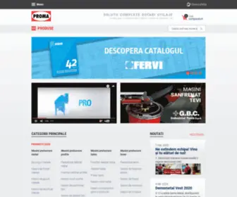 Proma.ro(PROMA MACHINERY & TOOLS) Screenshot