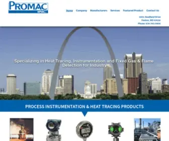 Promacinc.com(Manufacturers representative) Screenshot