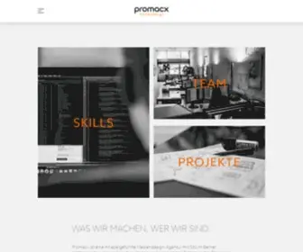 Promacx.ch(Promacx AG) Screenshot