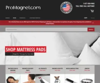 Promagnet.com(Promagnet Magnetic Therapy made in the USA for over 25 years) Screenshot