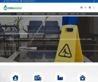 Promansagt.com(Servicios de limpieza) Screenshot