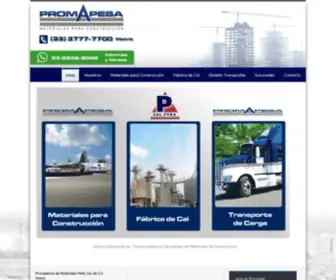 Promapesa.com(Materiales para Construcción) Screenshot