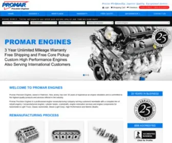 Promarengine.com(Rebuilt Engines) Screenshot