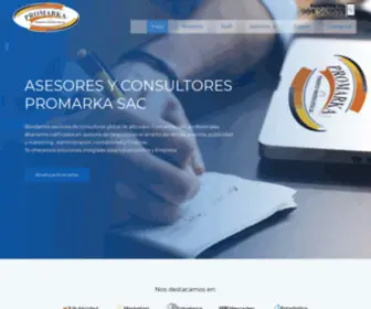 Promarkaperu.com(Promarka SAC Asesores y Consultores) Screenshot