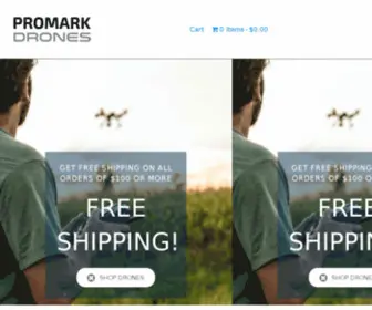 Promarkdrones.com(Promarkdrones) Screenshot