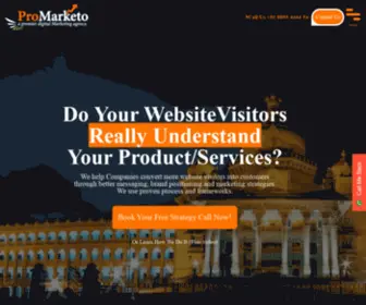 Promarketo.com(Digital Marketing Agency in Bangalore) Screenshot