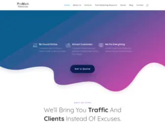 Promarkresource.com(Professional Marketing Resource) Screenshot
