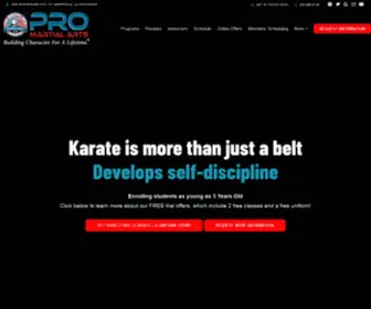 Promartialartsnaperville.com(Naperville Kids Martial Arts) Screenshot