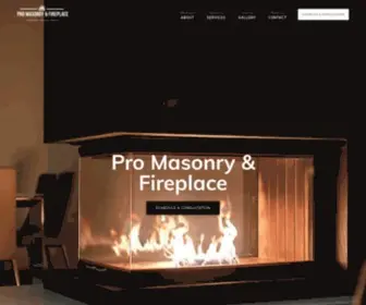 Promasonryandfireplace.com(Pro Masonry & Fireplace) Screenshot