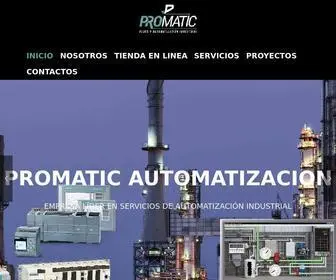 Promatic.com.ec(PROMATIC Automatizacion Industrial en Ecuador) Screenshot