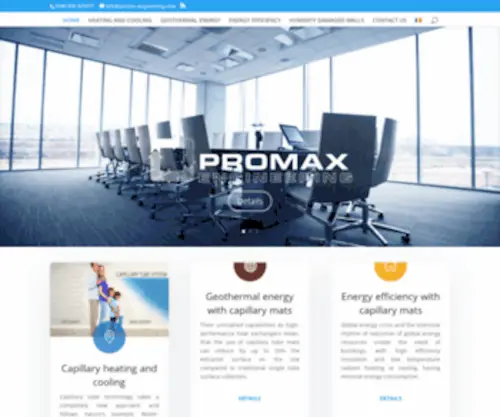 Promax-Engineering.com(Promax Engineering) Screenshot