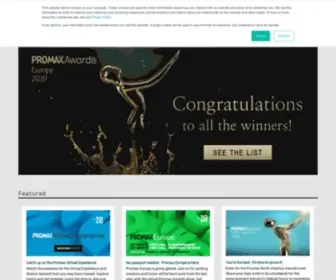 Promaxbda.org(The Entertainment Marketing Association) Screenshot