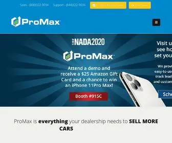 Promaxunlimited.com Screenshot