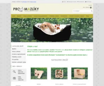 Promazliky.eu(Mazlíky) Screenshot