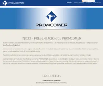 Promcomer.com(Página de inicio de PROMCOMER) Screenshot