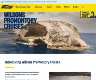 Promcruises.com.au(Wilsons Promontory Cruises) Screenshot