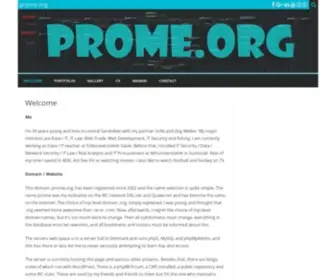 Prome.org(Prome) Screenshot