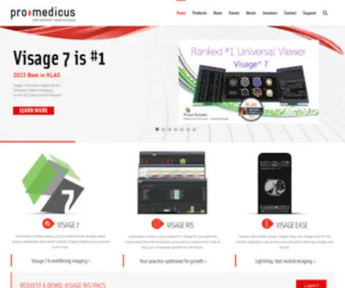 Promed.com.au(Pro Medicus) Screenshot