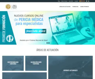 Promede.com(Profesionales de la medicina y del derecho) Screenshot