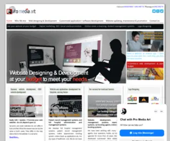 Promediaart.com(Best web development in India) Screenshot