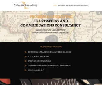 Promediaconsulting.co.uk(ProMedia Consulting) Screenshot