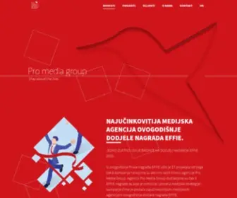 Promediagroup.eu(Novosti iz Pro Media grupe) Screenshot