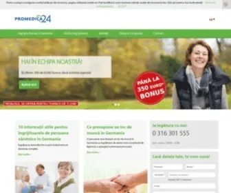 Promedica24.ro(Îngrijire bătrâni Germania fără comision) Screenshot