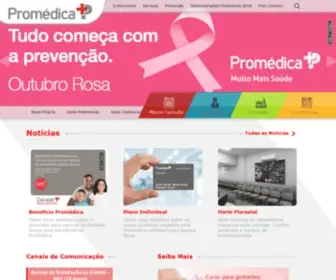 Promedica.com.br(Promédica) Screenshot