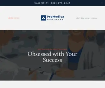 Promedicapartners.com(Promedica Partners Medical Billing) Screenshot