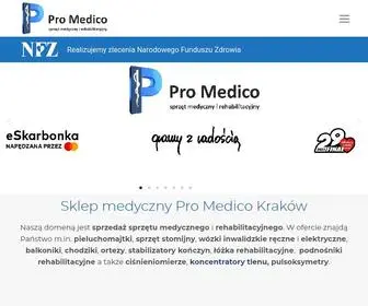 Promedico.pl(Sklep medyczny Kraków) Screenshot