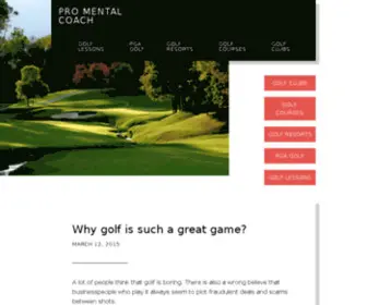 Promentalcoach.com(Pro Mental Coach) Screenshot