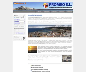 Promeo24.com(Inmobiliaria en Peñiscola) Screenshot