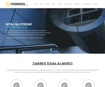 Promerol.com.pl(Promerol S.A) Screenshot