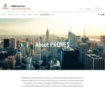 Promes-Rec.com(About PROMES) Screenshot