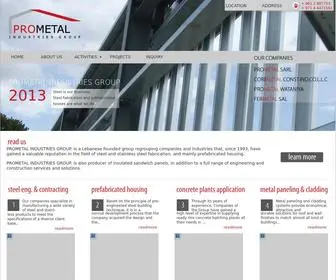 Prometal-Industries.com(COREMETAL) Screenshot