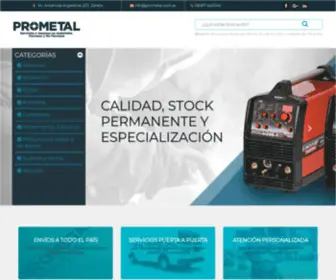 Prometal.com.ar(PROMETAL de Malpeza S.A) Screenshot