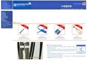 Prometal.org(Precintos Prometal) Screenshot
