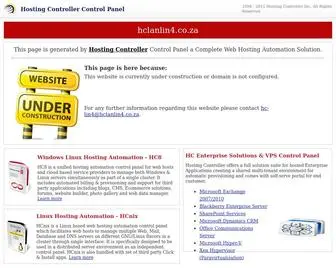 Prometals.co.za(Default Hosting Controller Control Panel Page) Screenshot