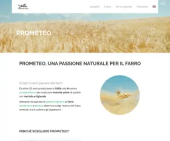 Prometeourbino.it(Passione Naturale per il Farro) Screenshot