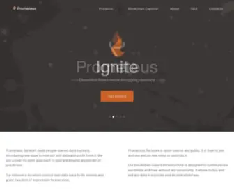 Prometeus.io(Prometeus Network) Screenshot