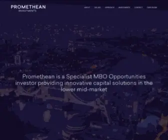 Prometheaninvestments.com(Home Page New) Screenshot