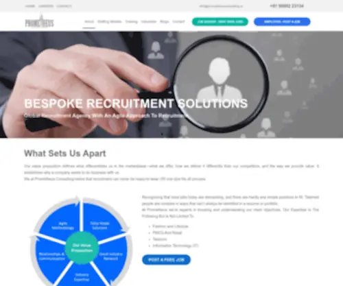 Prometheusconsulting.in(Prometheus Consulting) Screenshot
