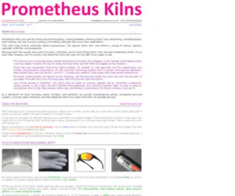 Prometheuskilns.co.uk(The Prometheus Pro) Screenshot